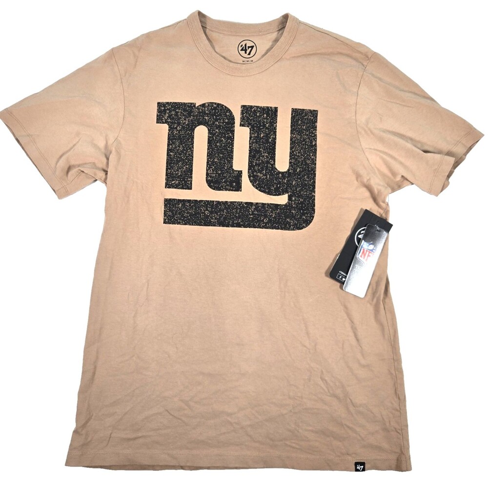New York Giants Men's Medium '47 Brand Dusted Imprint Khaki T-Shirt New